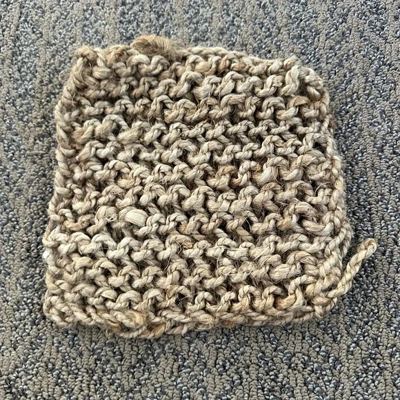 Unbranded jute twine knit pot holder hot pad