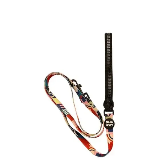 Adam and Pops Dog Collar and Leash Set with Adjustable Sizing Outdoor Walking