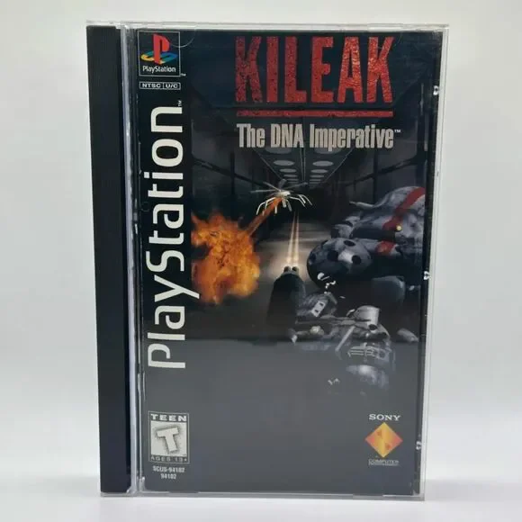 Kileak: The DNA Imperative (Sony PlayStation 1 Long Box) CIB Complete
