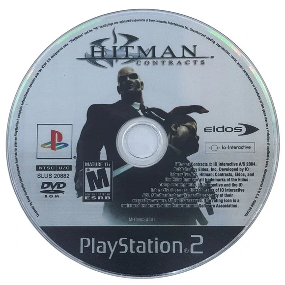 Hitman‎ Contracts Sony PlayStation 2 PS2 Game Mature Rated Shooter Game
