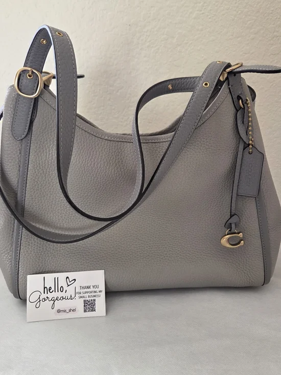 Coach Lori Pebble Leather Shoulder Bag
