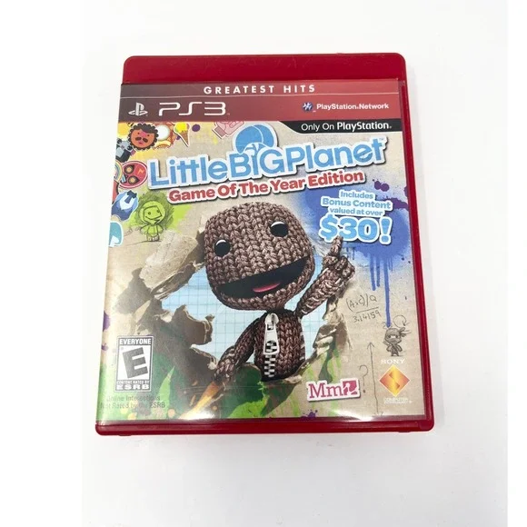 LittleBigPlanet Game of the Year Edition PS3 Greatest Hits‎ Sony Sackboy 2009