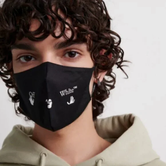 Off-White Logo Printed Face Mask