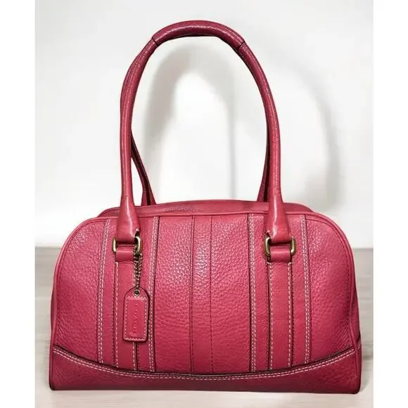 Y2K Coach 10526 Hamilton Pebble Leather Satchel Bag