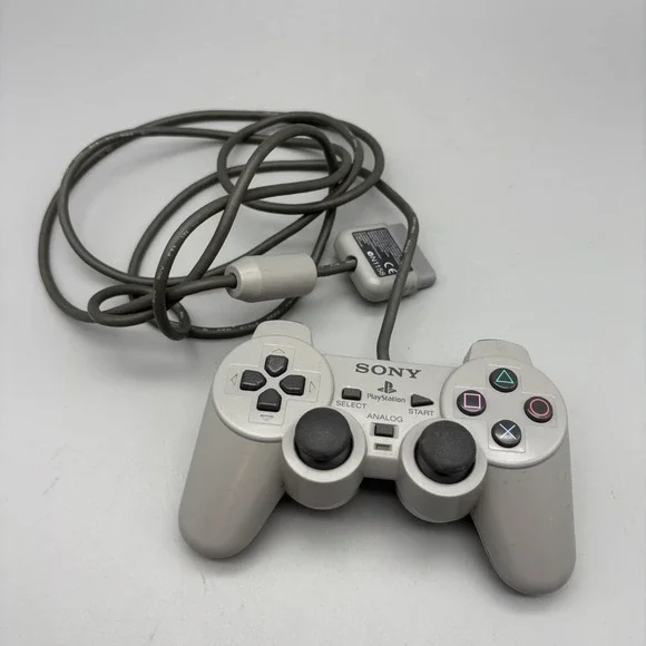 Sony Playstation 2 PS2 Dualshock 2 Analog Controller SCPH-1200 -‎ Gray