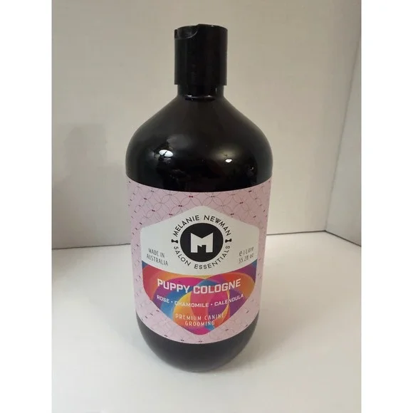 Melanie Newman Salon Essentials Puppy Cologne Rose Chamomile Calendula 1L 35.2oz