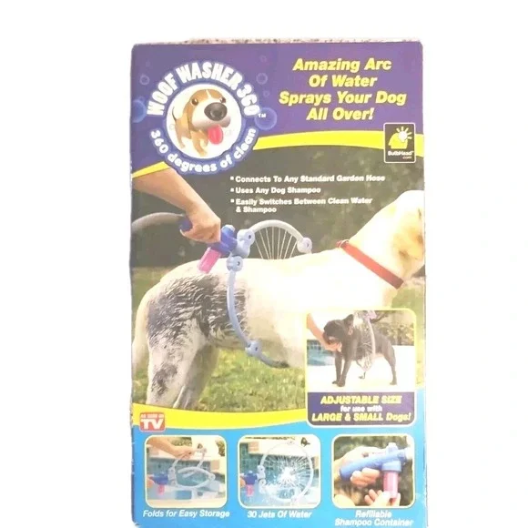 Dog Bath Woof Washer 360 Washing Station Adjustable Size NIB‎