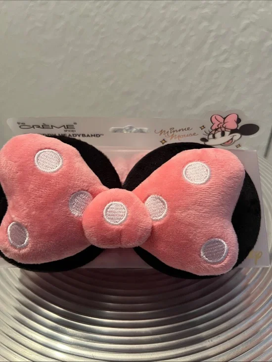 Disney x The Crème Shop Minnie Mouse Limited Edition NIP 3D Teddy Headband