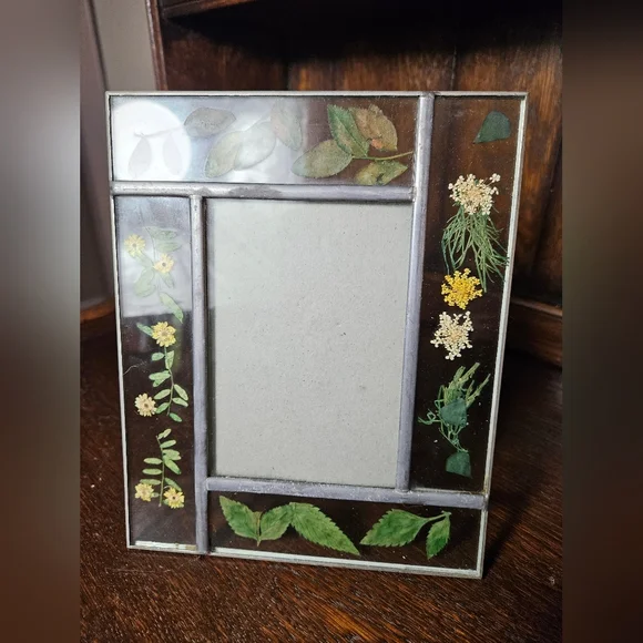Botanical Glass Photo Frame