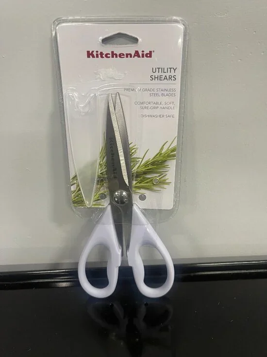 KitchenAid Utility Shears Lavender Cream Stainless Steel New