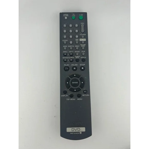 Sony RM T015A B DVD Player Remote Control Black‎