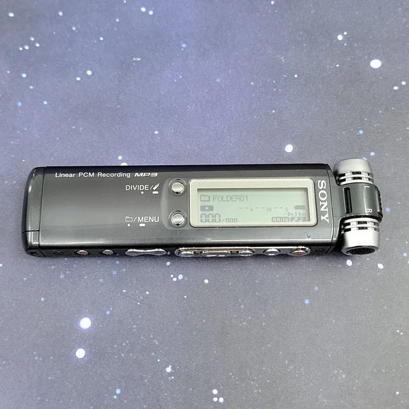 Sony ICD-SX750 Handheld Digital Voice Recorder - Tested & Working!