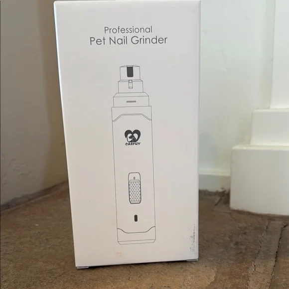 Professional‎ pet nail grinder never been opened or used. Two speed, USB charge