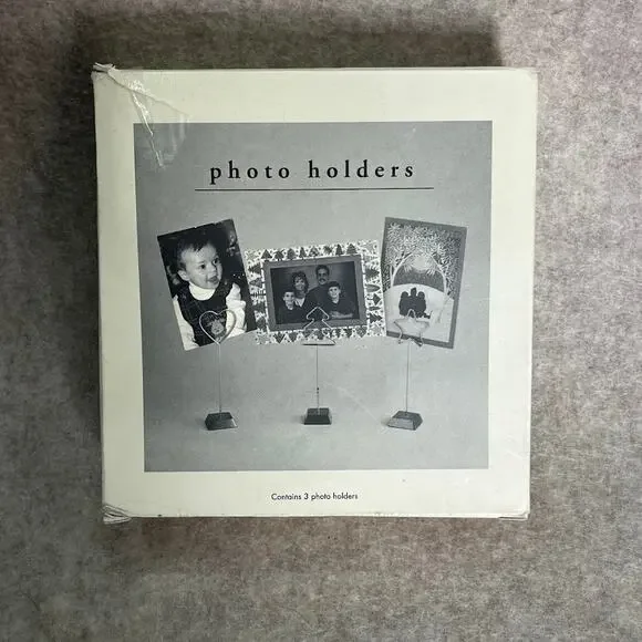 Metal Frame Photo Holder Set of‎ 3