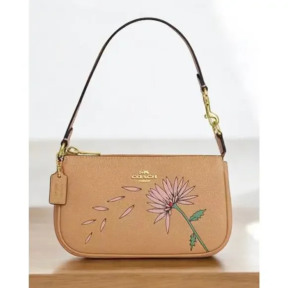 NWT Coach CU406 X Observed By Us Leather Floral Nolita 19 Bag