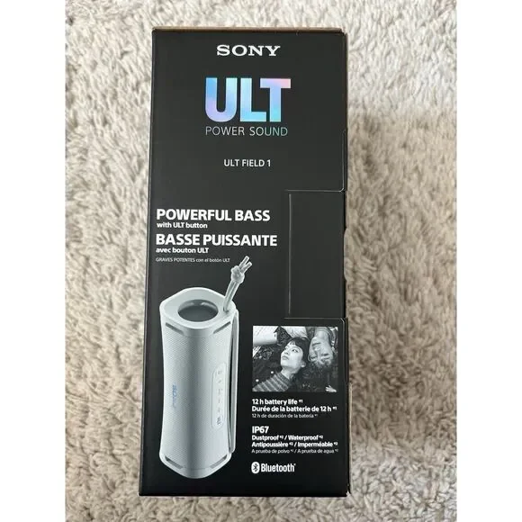 Sony ULT Field 1 Wireless Bluetooth Speaker SRS-ULT10/WC Off White Brand New