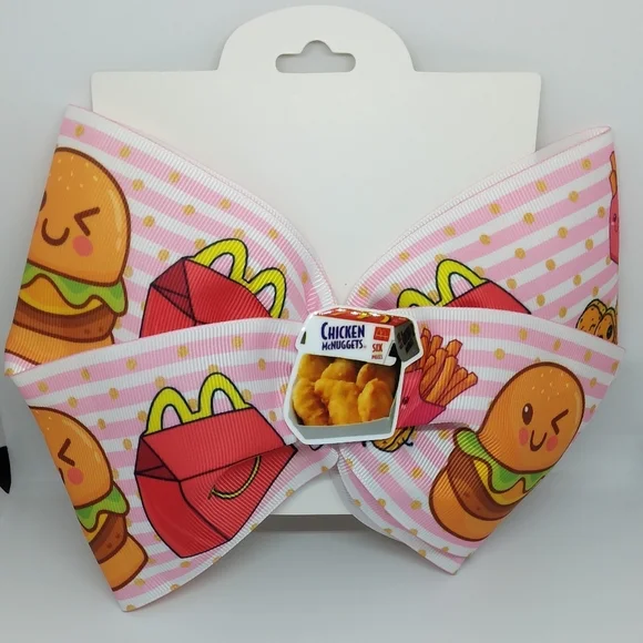 Happy meal hair bow