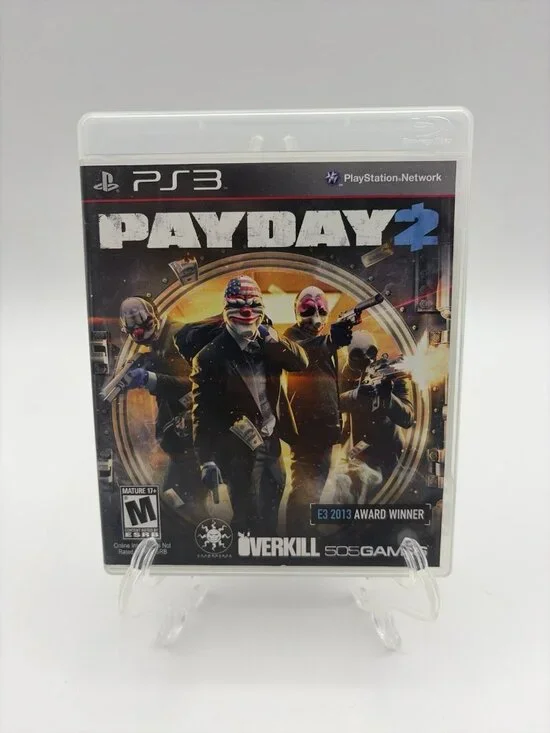 Payday 2 (Sony PlayStation 3, 2013) PS3 Complete CIB W/ Manual - Tested