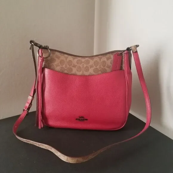 Coach Leather Saddle Crossbody