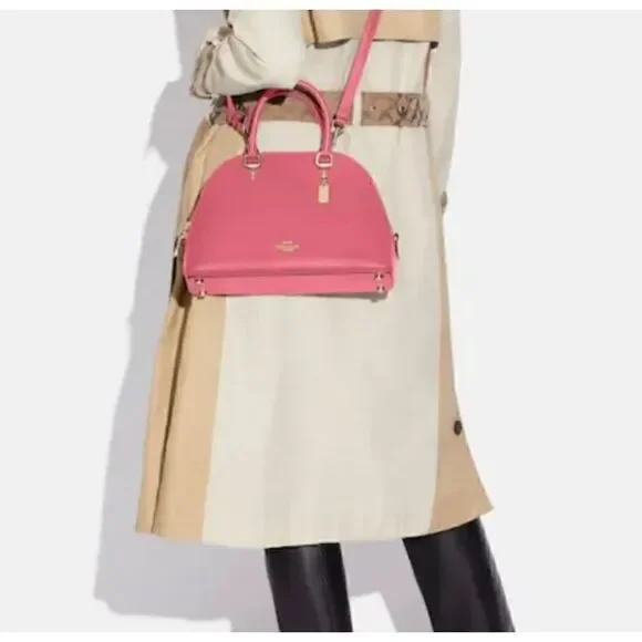 🔥🎁NWT! Coach Katy Satchel Handbag Watermelon Msrp:$350.00