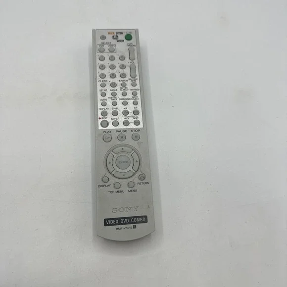 Genuine Sony RMT-V501E Video DVD Combo Remote‎ Control Not Tested.