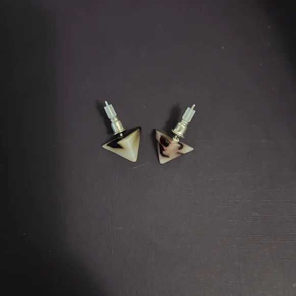 Triangle Tortoise Shell Earrings