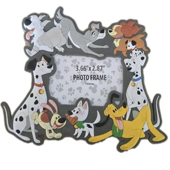 Disney Parks Official Merchandise Dogs Photo Frame Magnetic W/ Stand