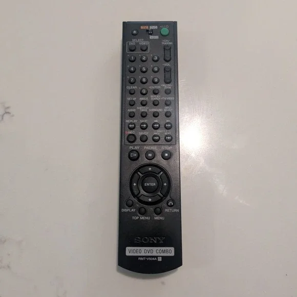 GENUINE SONY RMT-V504A DVD/VCR COMBO REMOTE - SLV-D281P SLV-D380P
