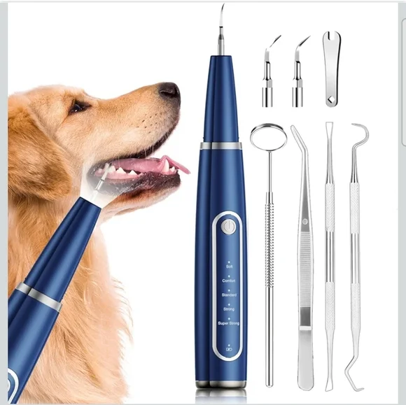 Ultrasonic‎ Dog Teeth Cleaner - Blue