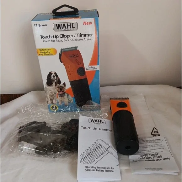 Wahl Touch Up Pet‎ Trimmer Touch Up Clipper Battery Powered Orange/Black READ