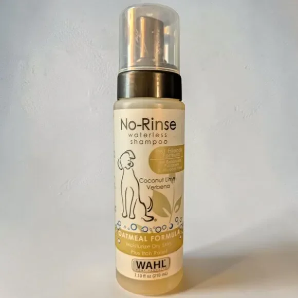 Wahl Pet Friendly Waterless No Rinse Shampoo Coconut Lime 7.1oz Dry Skin Relief