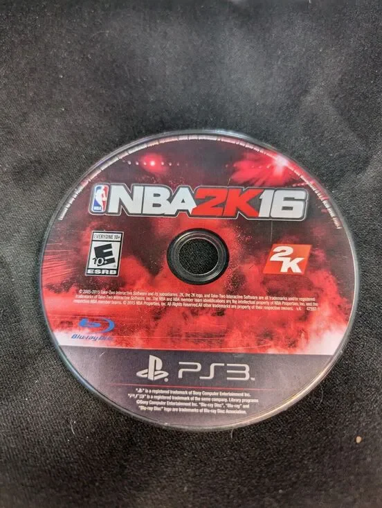 NBA 2K16 Sony Playstation 3 PS3 Game Disc Only Tested