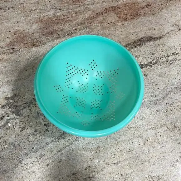 Vintage Tupperware Jadeite‎ Green Colander Strainer Bowl 339