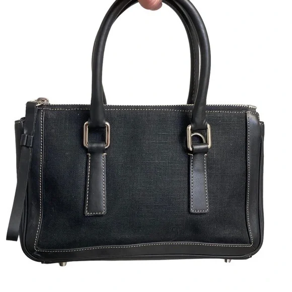 Coach RARE vintage fabric and leather 9436 mini bag with crossbody strap