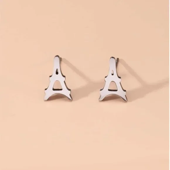 Eiffel Tower Stud Earrings