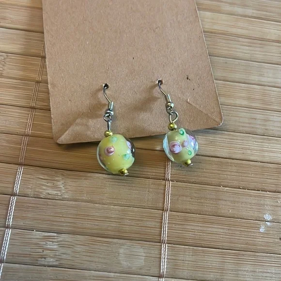 🦋 Earring glass blown‎ dangles