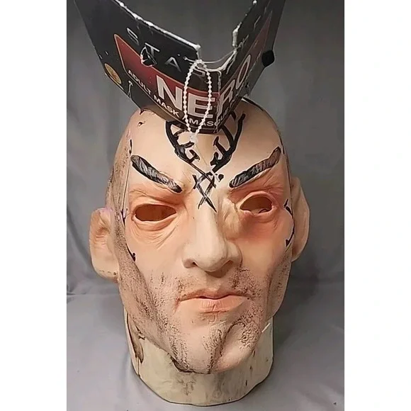 LICENSED ADULT MENS STAR TREK MOVIE NERO MASK HALLOWEEN‎ COSTUME ACCESSORY 2009