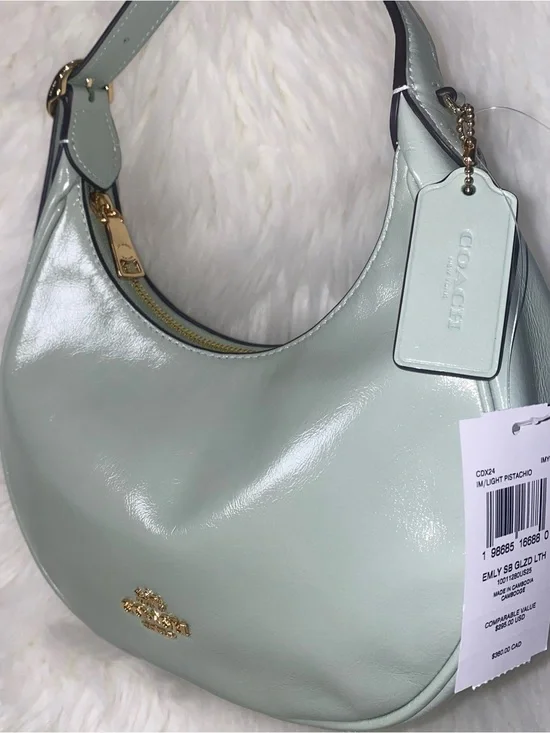 Coach leather purse Emily Shoulder Bag New