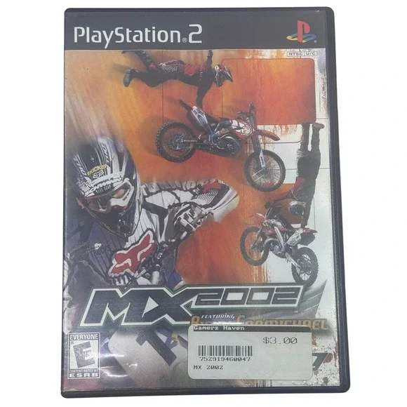 MX 2002 Featuring Ricky Carmichael (Sony PlayStation 2,‎ 2001) Complete CIB THQ