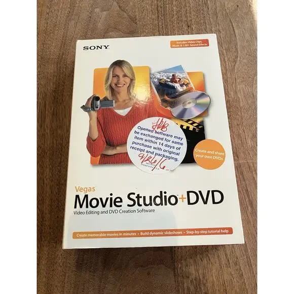 Sony‎ Vegas Movie Studio + DVD Platinum Edition- GOOD