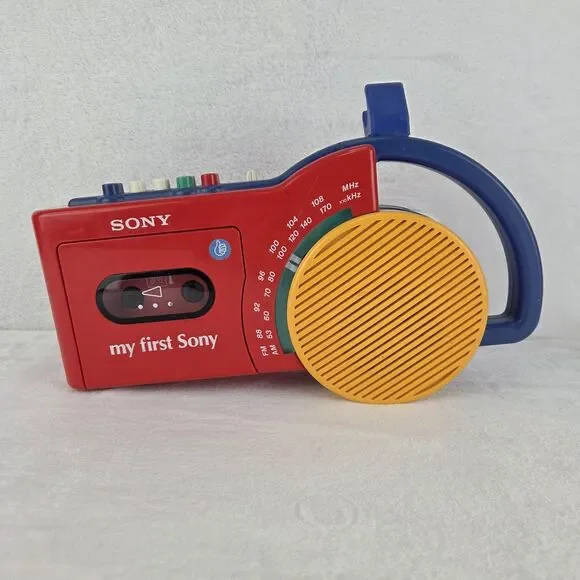 Vintage Sony My First Sony CFM-2500 Radio Cassette Player Parts Repair