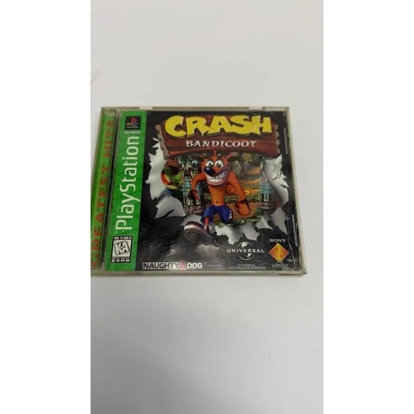 Sony Crash Bandicoot CD Jewel Case for Sony PlayStation 1 (PS1)