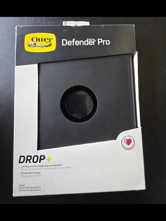 OtterBox Defender Pro Drop+ iPad Air Case in Black and White