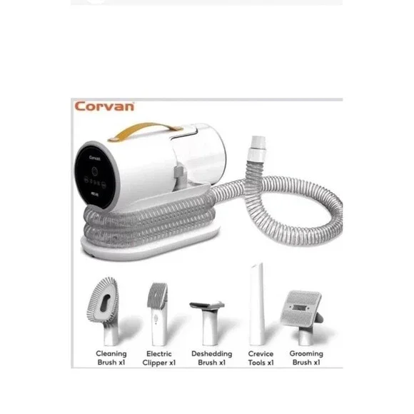 NEW Corvan Pet Grooming Vacuum P3 - 5 attachments - Self Cleaning