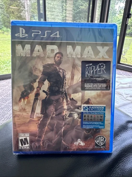 Sony PS4 Mad Max - Blue Case with Full Cover Art - New - Unopened