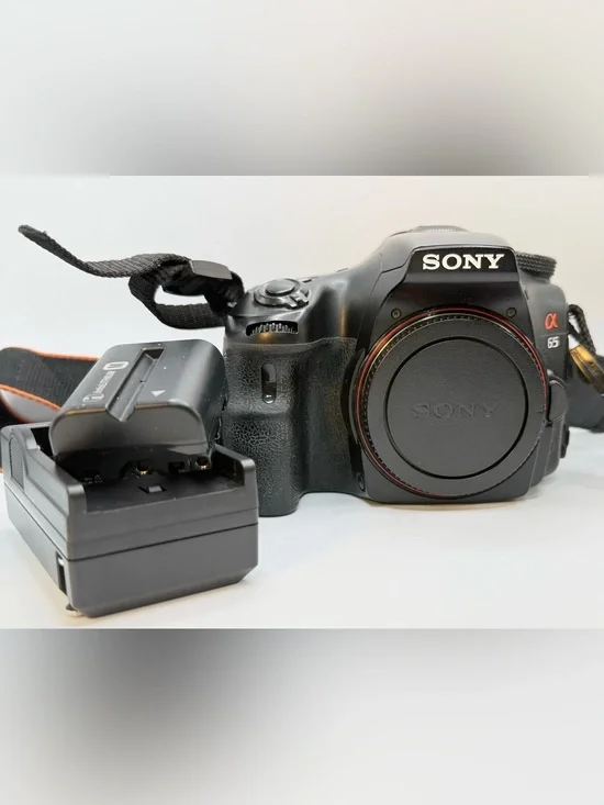 Sony SLT-A65V 24.3 MP Digital SLR with Translucent Mirror Technology - Body Only