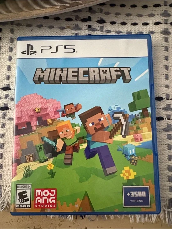 Sony PS5 Minecraft Game Case in Blue