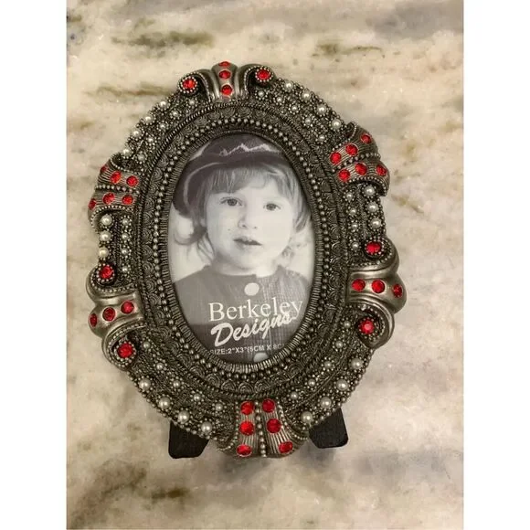Silver Oval Picture Frame #keepsake #vintage