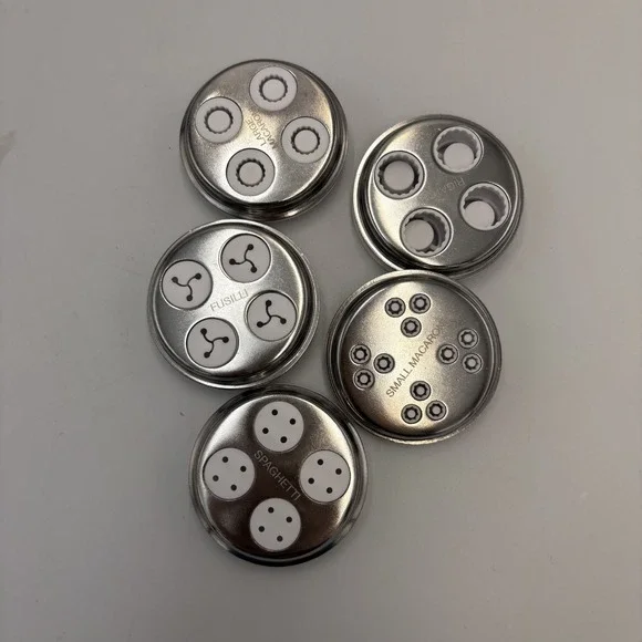 Cuisinart Pasta Plates Maker Attachments 5 discs to make classic pasta varieties