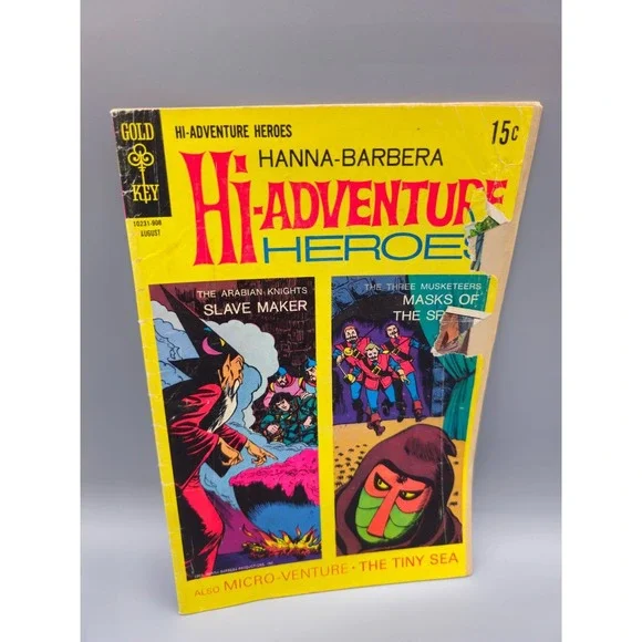 1969 Hi-Adventure Heroes Gold Key Comic Book‎ #2 - MASKS OF THE SPIDER